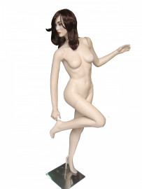 Manequim feminino bailarina, com face no cor pele clara fosca (BASE OPCIONAL)