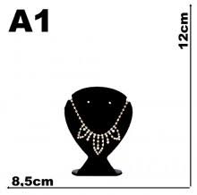 Expositor veludo bijuteria Coração mini 8,5 cm x 12 cm