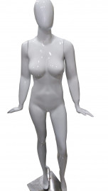 Manequim feminino Jenifer cara de ovo mo reta (BASE OPCIONAL)